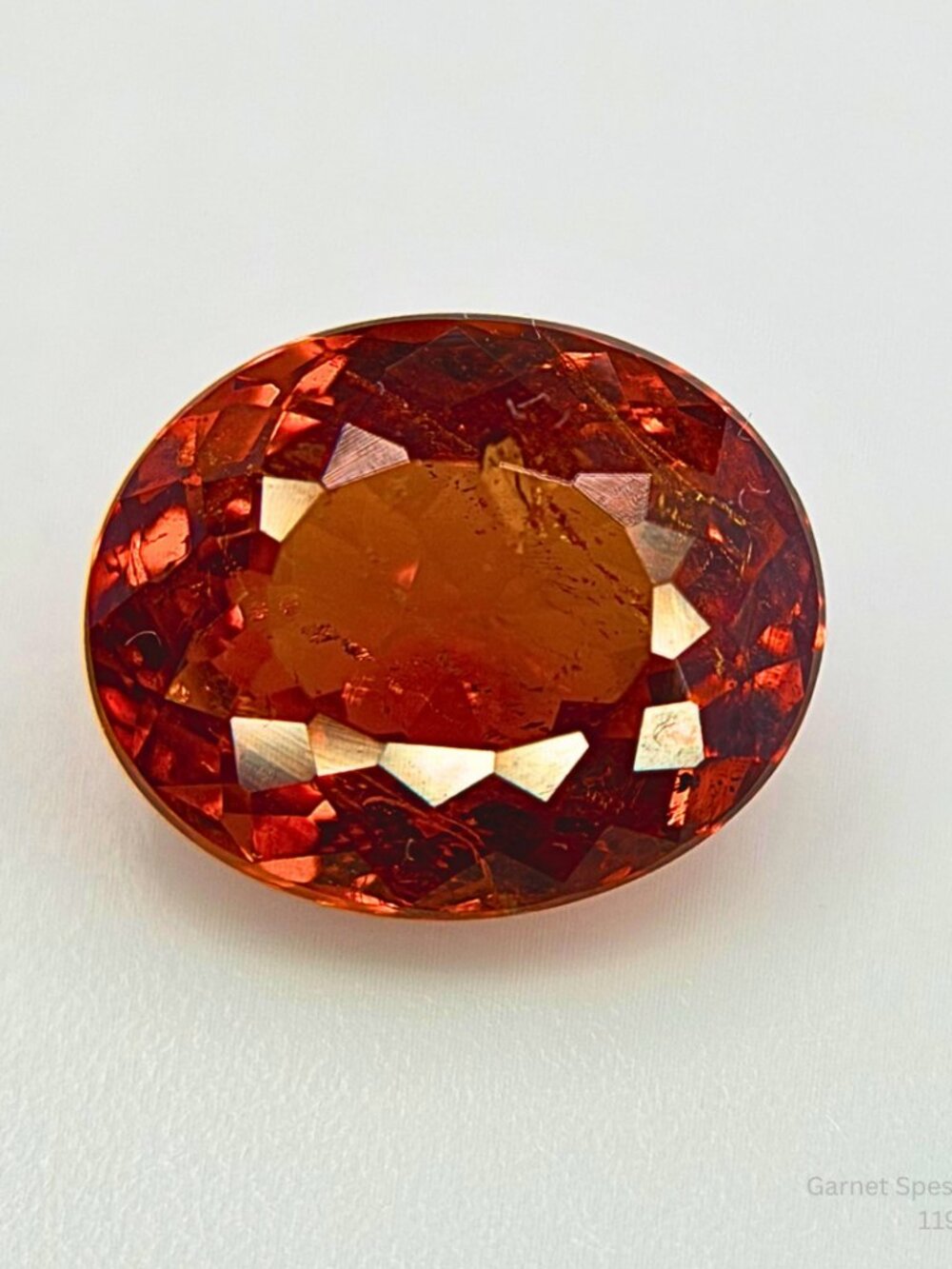 Handmade Jewelry Fiery Orange Spessartite Garnet 2.1ct Jewelry Making Supply